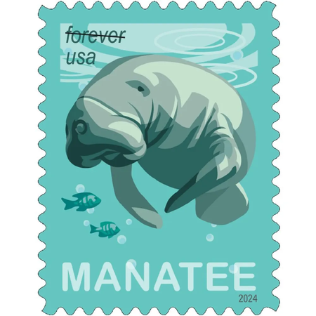 100 Pcs Save Manatees 2024 - 5 Booklets